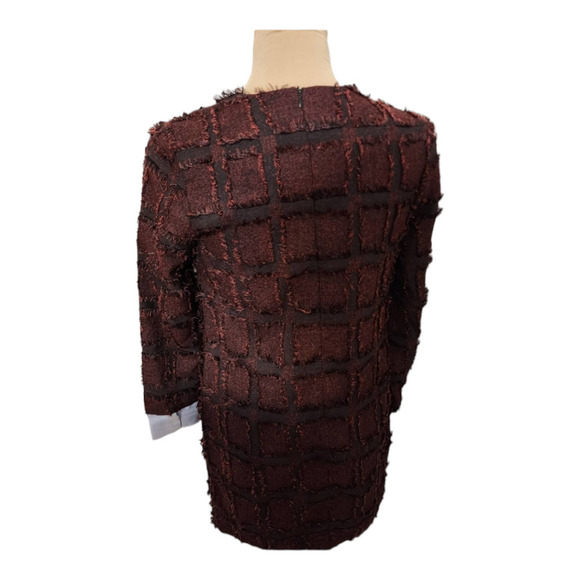 English Factory plaid red patchwork dress size small - Picture 3 of 5